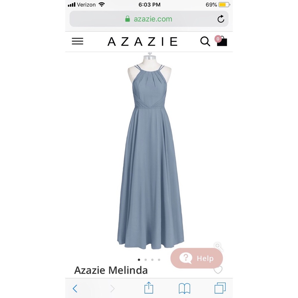 Azazie Melinda bridesmaid. Only worn 1 night!